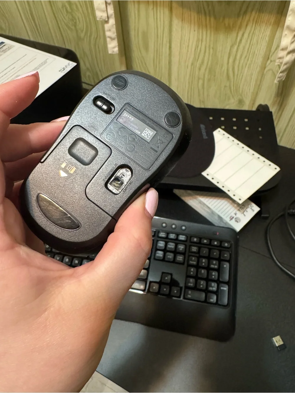 Logitech Black Wireless Keyboard and Mouse Combo